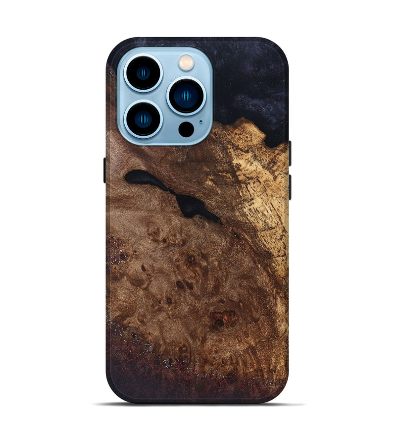 iPhone 14 Pro Wood Live Edge Phone Case - Halle (Solid Wood, 832679)