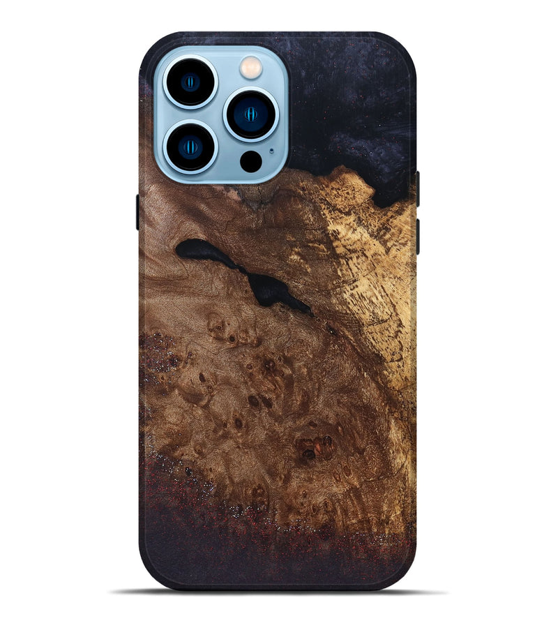 iPhone 14 Pro Max Wood Live Edge Phone Case - Halle (Solid Wood, 832679)