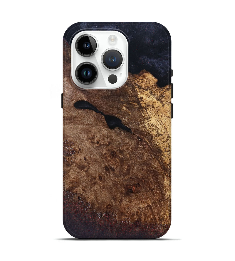 iPhone 15 Pro Wood Live Edge Phone Case - Halle (Solid Wood, 832679)