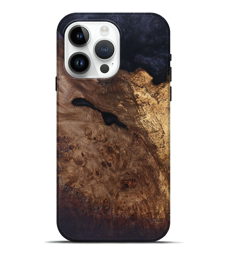 iPhone 15 Pro Max Wood Live Edge Phone Case - Halle (Solid Wood, 832679)