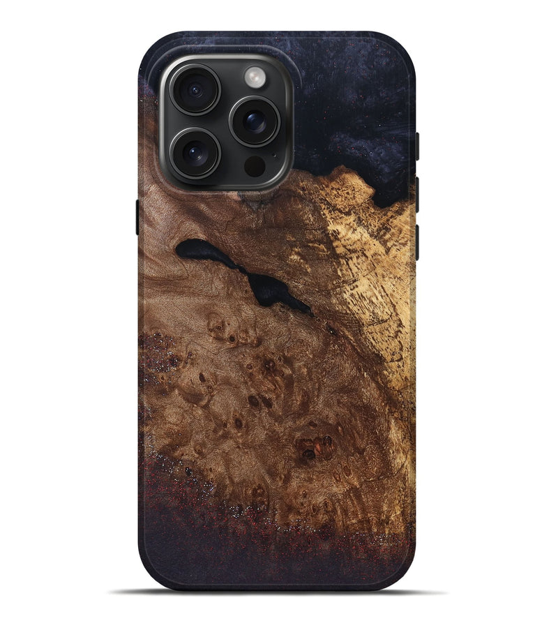 iPhone 16 Pro Max Wood Live Edge Phone Case - Halle (Solid Wood, 832679)
