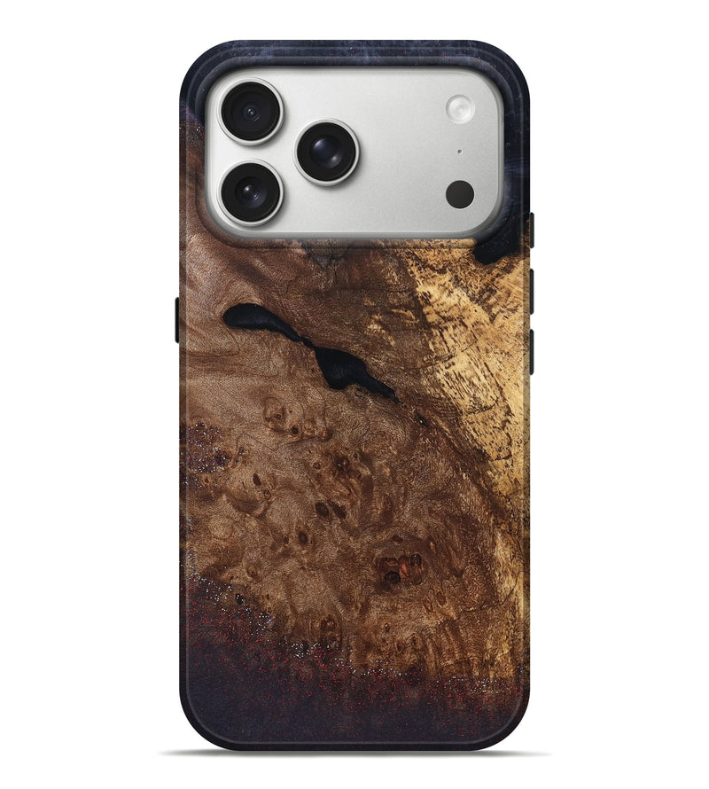 iPhone 17 Pro Max Wood Live Edge Phone Case - Halle (Solid Wood, 832679)