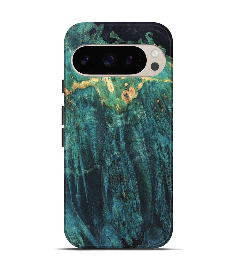 Pixel 9 Pro Wood Live Edge Phone Case - Trace (Solid Wood, 832680)
