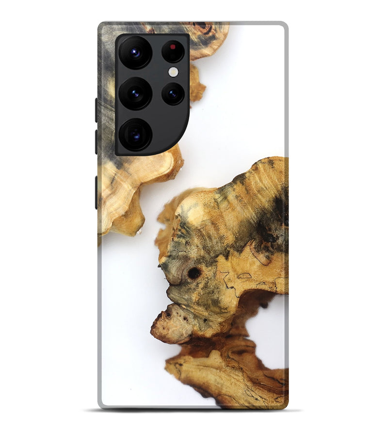 Galaxy S22 Ultra Wood Live Edge Phone Case - Lucian (Clear, 832681)