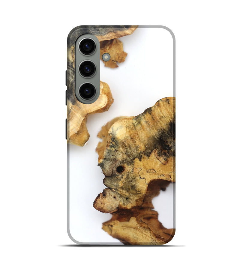 Galaxy S24 Wood Live Edge Phone Case - Lucian (Clear, 832681)