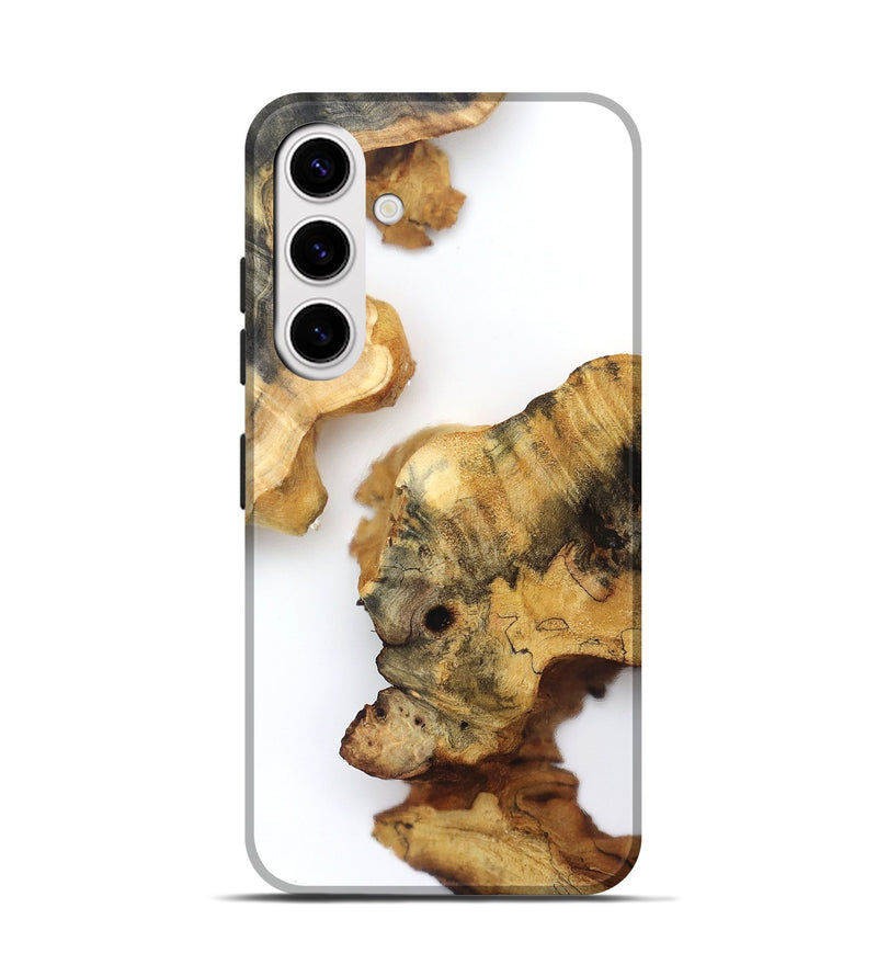 Galaxy S25 Wood Live Edge Phone Case - Lucian (Clear, 832681)
