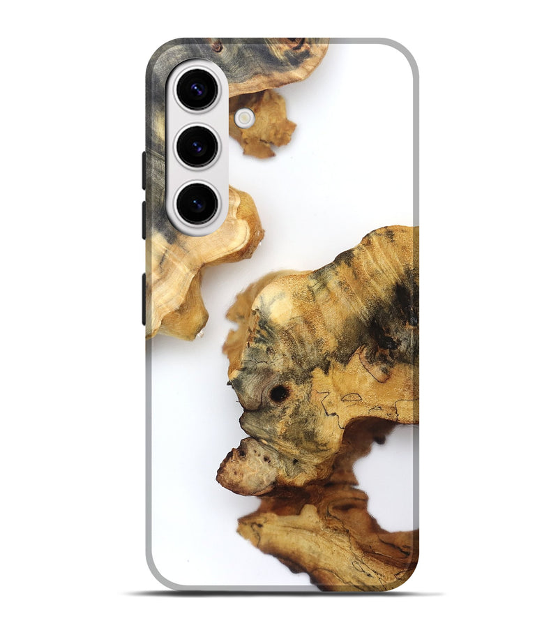 Galaxy S25 Plus Wood Live Edge Phone Case - Lucian (Clear, 832681)