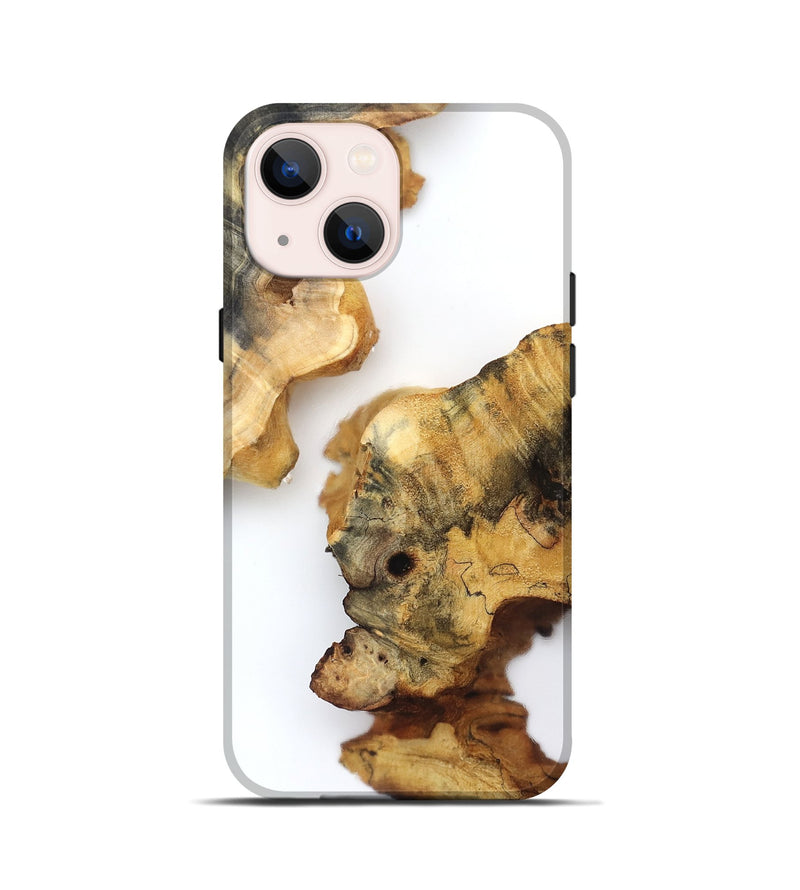 iPhone 13 mini Wood Live Edge Phone Case - Lucian (Clear, 832681)