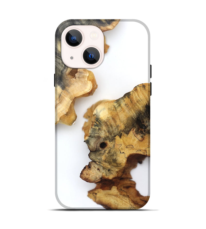 iPhone 14 Wood Live Edge Phone Case - Lucian (Clear, 832681)