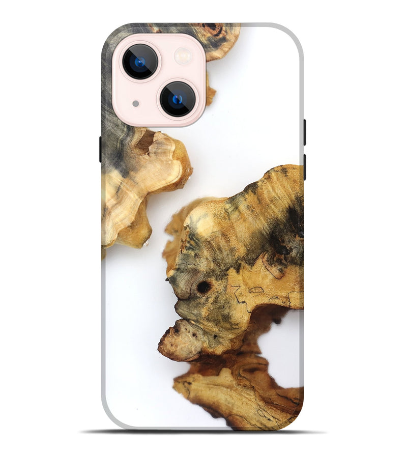 iPhone 14 Plus Wood Live Edge Phone Case - Lucian (Clear, 832681)