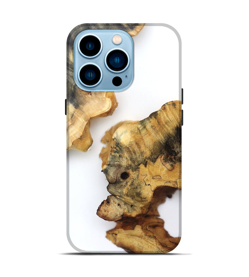 iPhone 14 Pro Wood Live Edge Phone Case - Lucian (Clear, 832681)