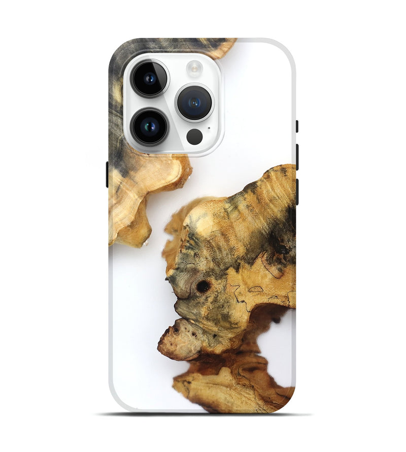 iPhone 15 Pro Wood Live Edge Phone Case - Lucian (Clear, 832681)