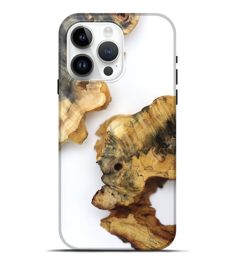 iPhone 15 Pro Max Wood Live Edge Phone Case - Lucian (Clear, 832681)