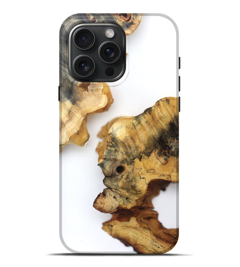 iPhone 16 Pro Max Wood Live Edge Phone Case - Lucian (Clear, 832681)