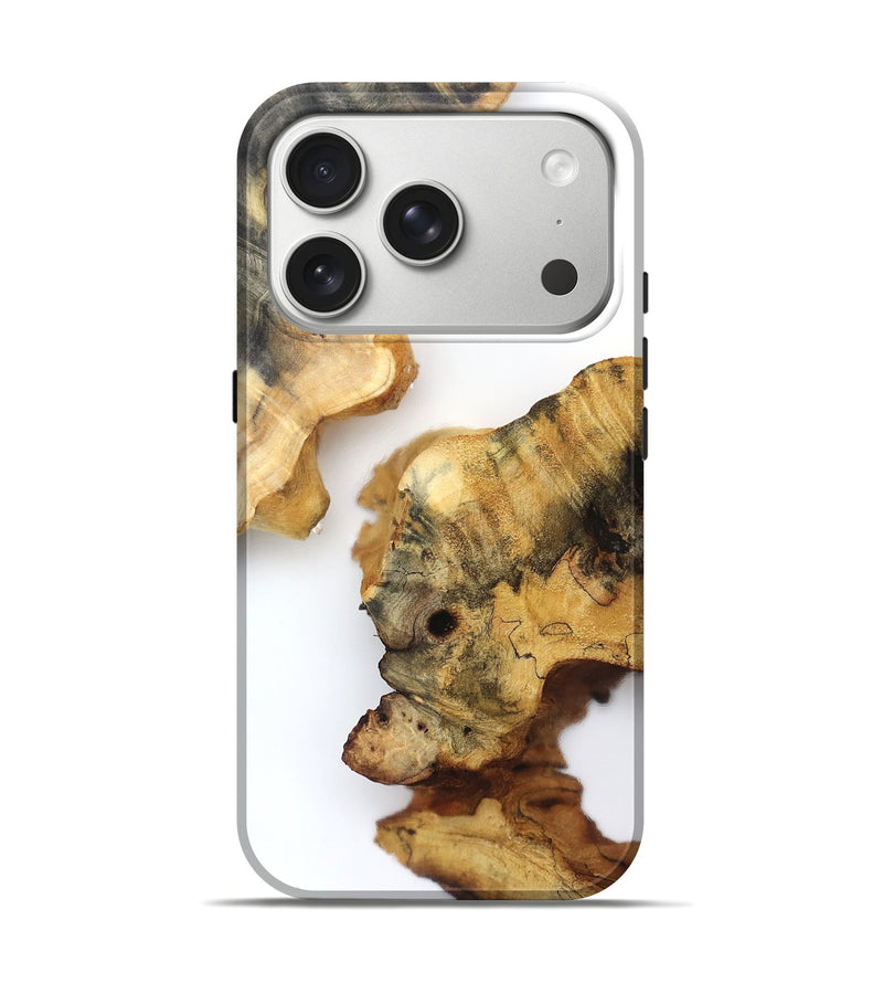iPhone 17 Pro Wood Live Edge Phone Case - Lucian (Clear, 832681)