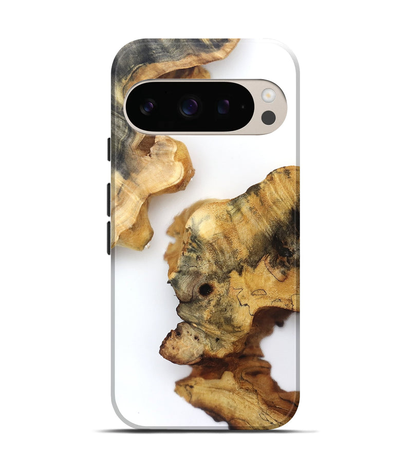 Pixel 10 Pro Wood Live Edge Phone Case - Lucian (Clear, 832681)