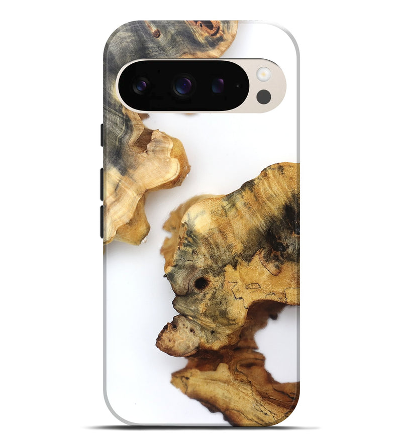 Pixel 10 Pro XL Wood Live Edge Phone Case - Lucian (Clear, 832681)