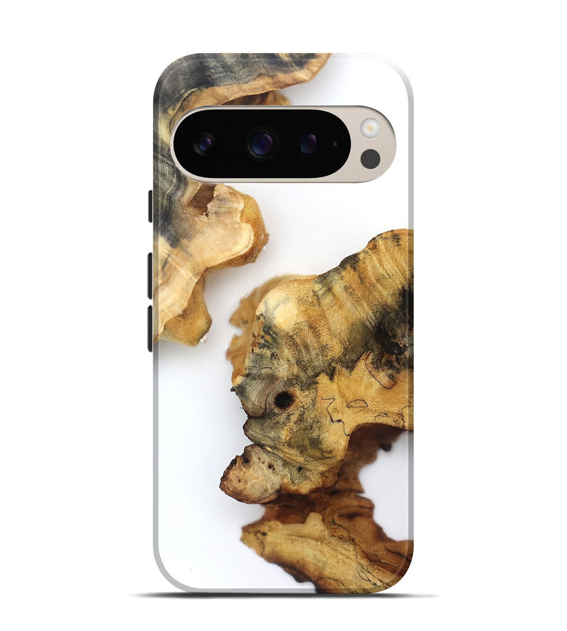 Pixel 9 Pro Wood Live Edge Phone Case - Lucian (Clear, 832681)