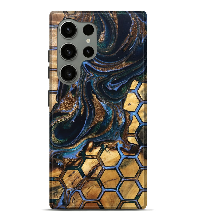 Galaxy S24 Ultra Wood Live Edge Phone Case - Aryana (Pattern, 832683)