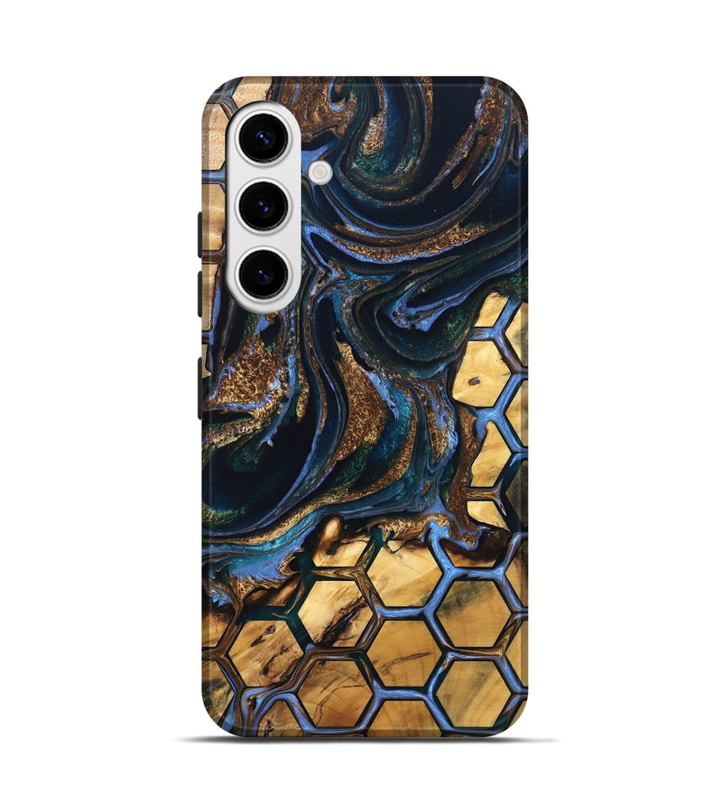 Galaxy S25 Wood Live Edge Phone Case - Aryana (Pattern, 832683)