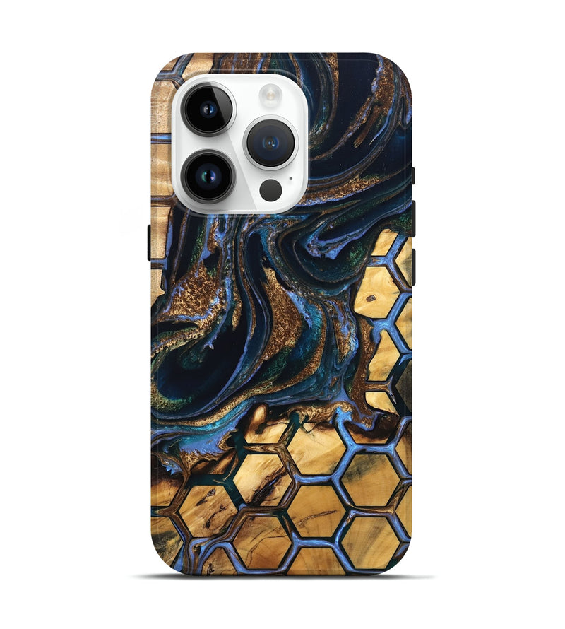 iPhone 15 Pro Wood Live Edge Phone Case - Aryana (Pattern, 832683)