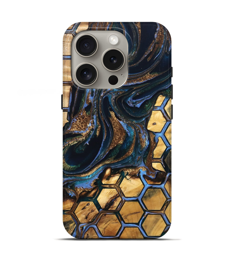 iPhone 16 Pro Wood Live Edge Phone Case - Aryana (Pattern, 832683)
