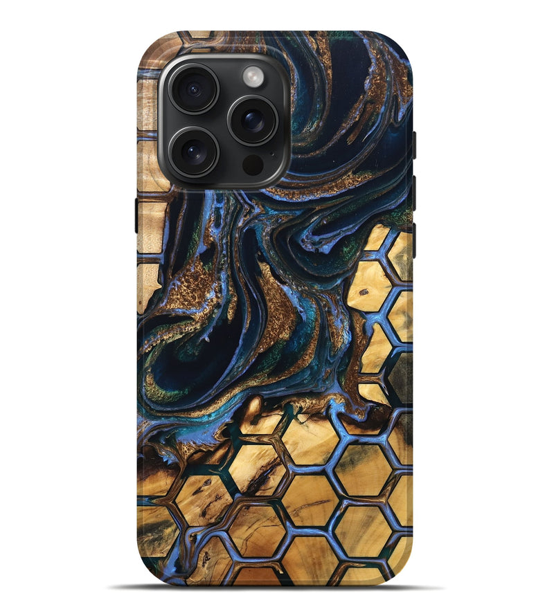 iPhone 16 Pro Max Wood Live Edge Phone Case - Aryana (Pattern, 832683)