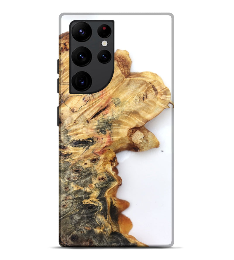 Galaxy S22 Ultra Wood Live Edge Phone Case - Sheena (Clear, 832684)