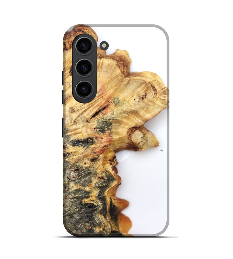 Galaxy S23 Wood Live Edge Phone Case - Sheena (Clear, 832684)