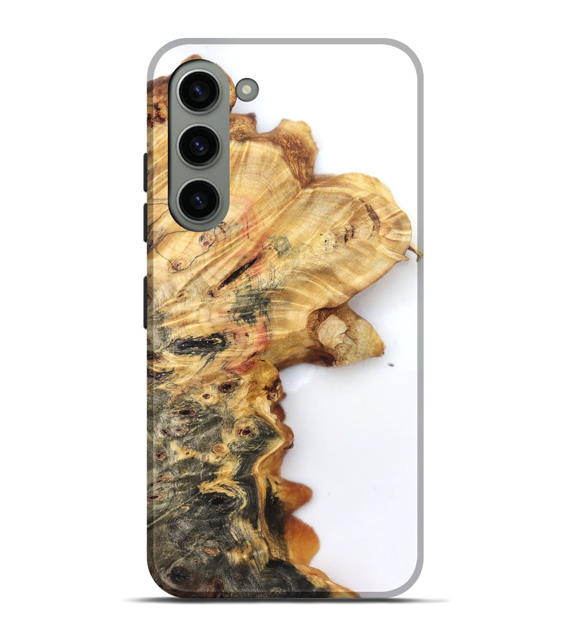 Galaxy S23 Plus Wood Live Edge Phone Case - Sheena (Clear, 832684)