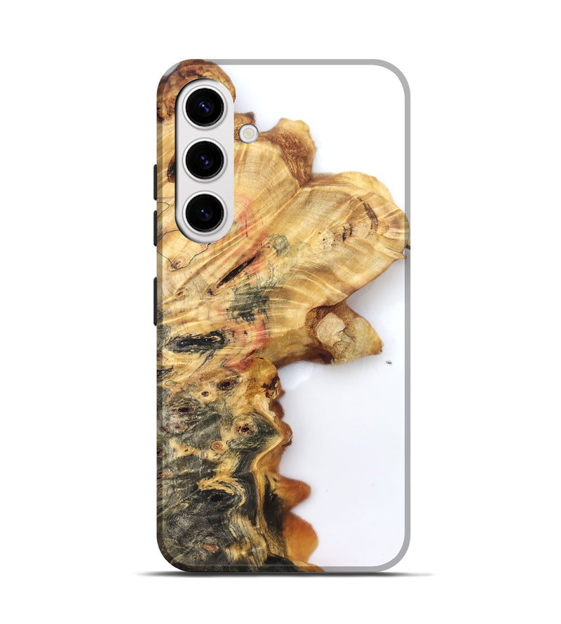 Galaxy S25 Wood Live Edge Phone Case - Sheena (Clear, 832684)