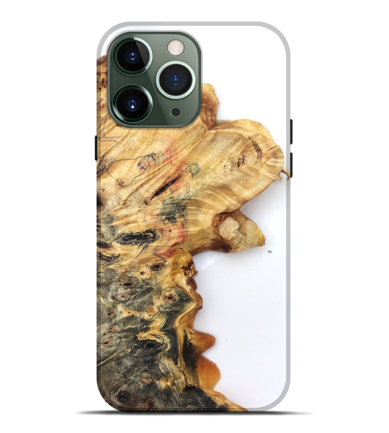 iPhone 13 Pro Max Wood Live Edge Phone Case - Sheena (Clear, 832684)
