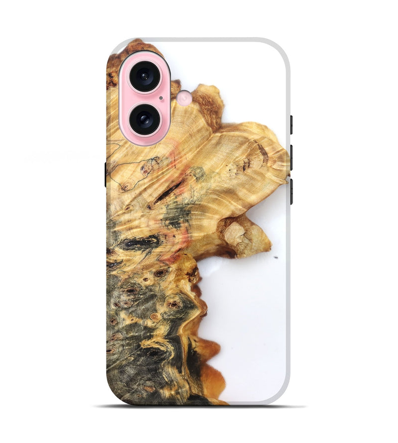 iPhone 17 Wood Live Edge Phone Case - Sheena (Clear, 832684)