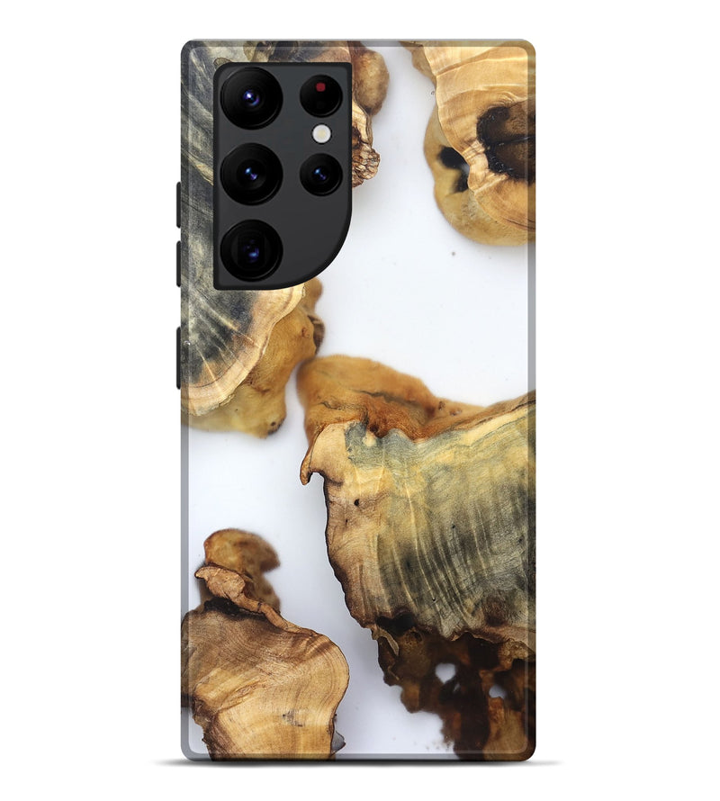 Galaxy S22 Ultra Wood Live Edge Phone Case - Brianda (Clear, 832686)