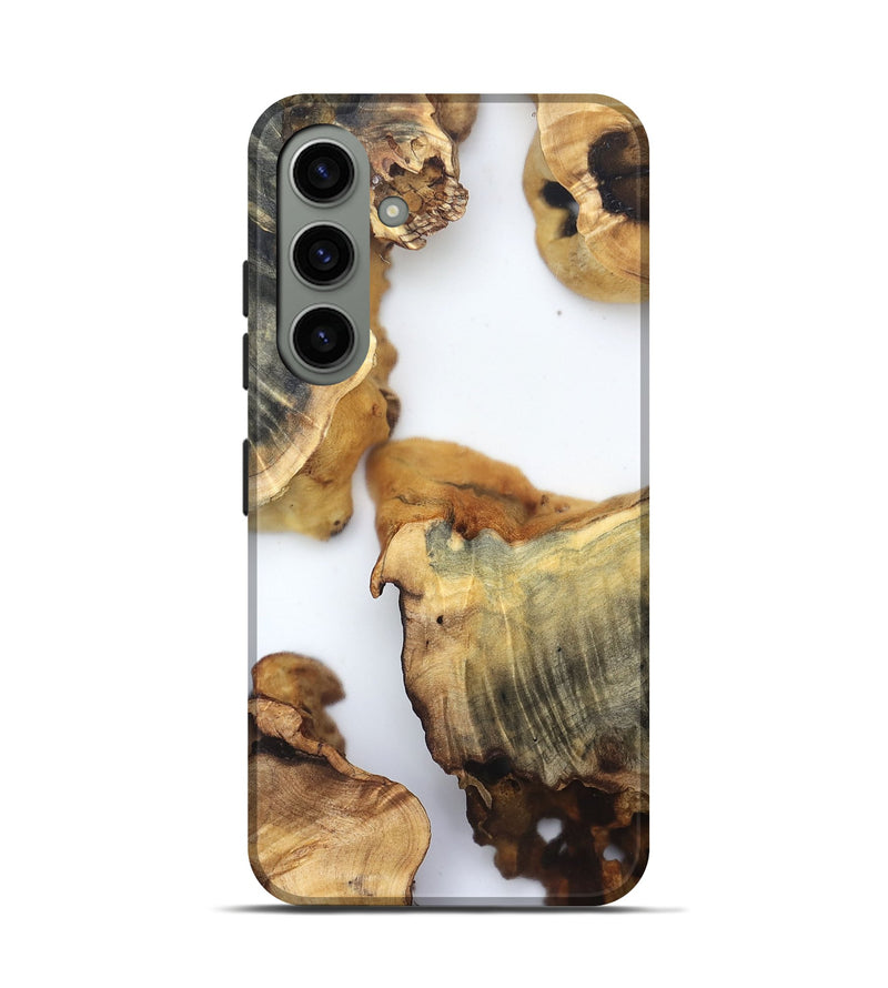 Galaxy S24 Wood Live Edge Phone Case - Brianda (Clear, 832686)