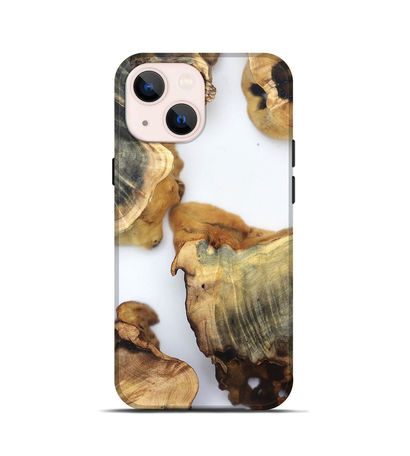 iPhone 13 mini Wood Live Edge Phone Case - Brianda (Clear, 832686)
