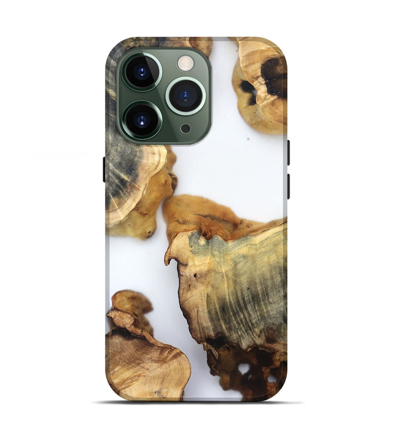 iPhone 13 Pro Wood Live Edge Phone Case - Brianda (Clear, 832686)