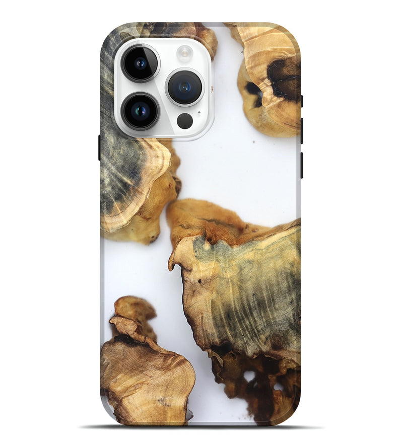iPhone 15 Pro Max Wood Live Edge Phone Case - Brianda (Clear, 832686)