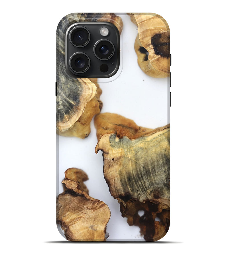 iPhone 16 Pro Max Wood Live Edge Phone Case - Brianda (Clear, 832686)