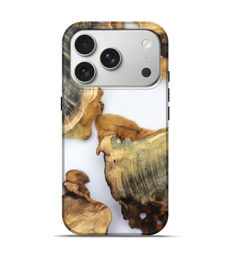 iPhone 17 Pro Wood Live Edge Phone Case - Brianda (Clear, 832686)