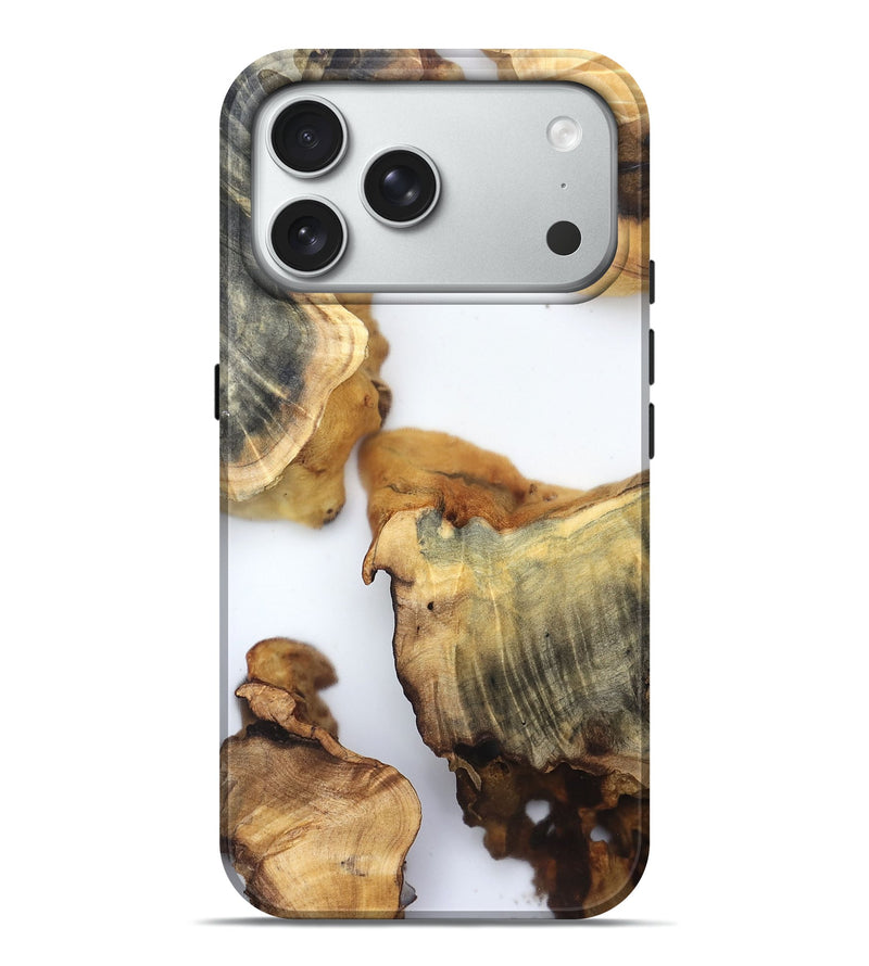 iPhone 18 Pro Max Wood Live Edge Phone Case - Brianda (Clear, 832686)