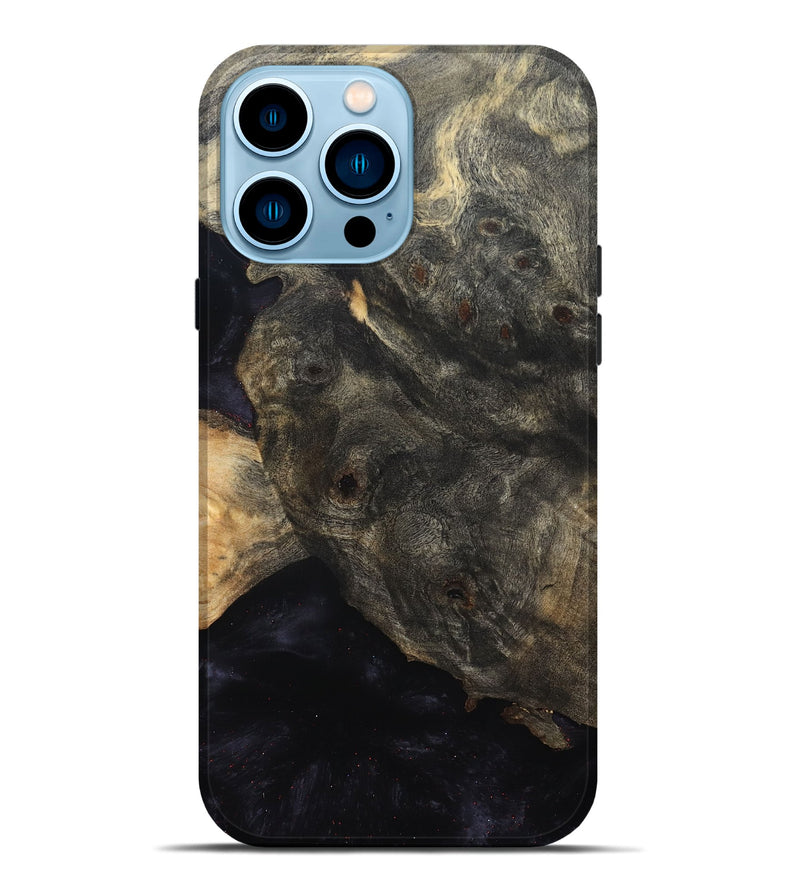 iPhone 14 Pro Max Wood Live Edge Phone Case - Verne (Solid Wood, 832687)