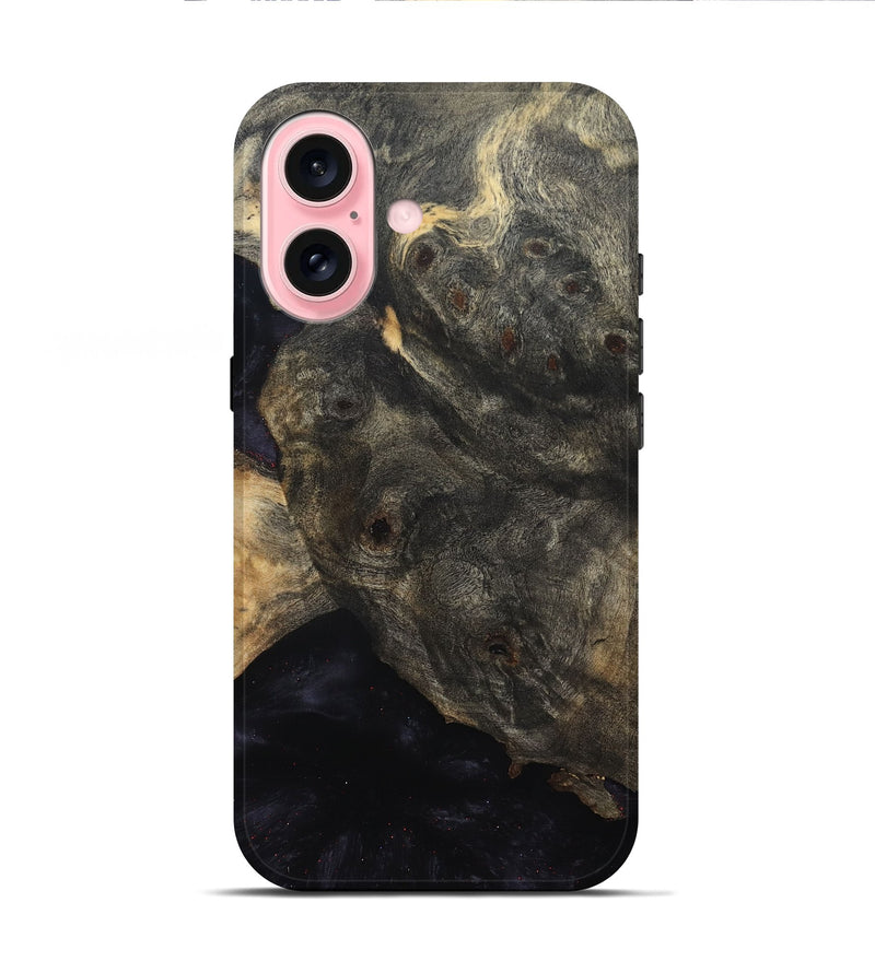 iPhone 16 Wood Live Edge Phone Case - Verne (Solid Wood, 832687)