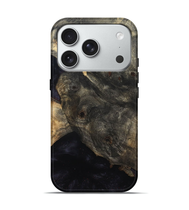 iPhone 18 Pro Wood Live Edge Phone Case - Verne (Solid Wood, 832687)