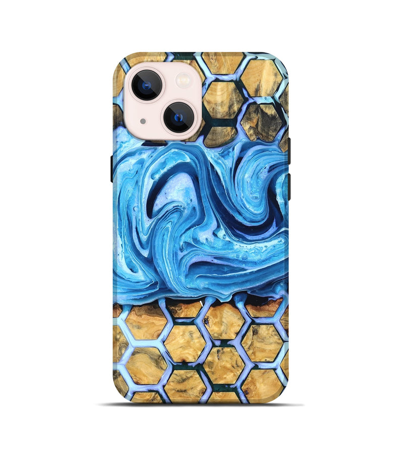 iPhone 13 mini Wood Live Edge Phone Case - Docia (Pattern, 832688)