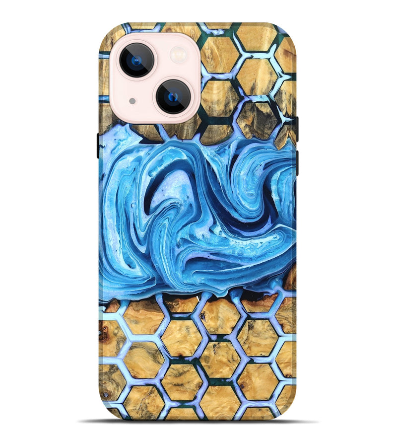 iPhone 14 Plus Wood Live Edge Phone Case - Docia (Pattern, 832688)
