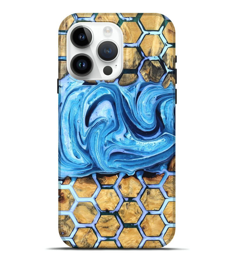 iPhone 15 Pro Max Wood Live Edge Phone Case - Docia (Pattern, 832688)
