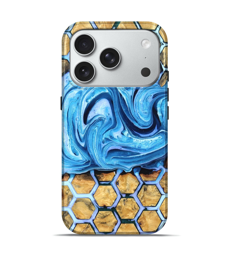 iPhone 18 Pro Wood Live Edge Phone Case - Docia (Pattern, 832688)