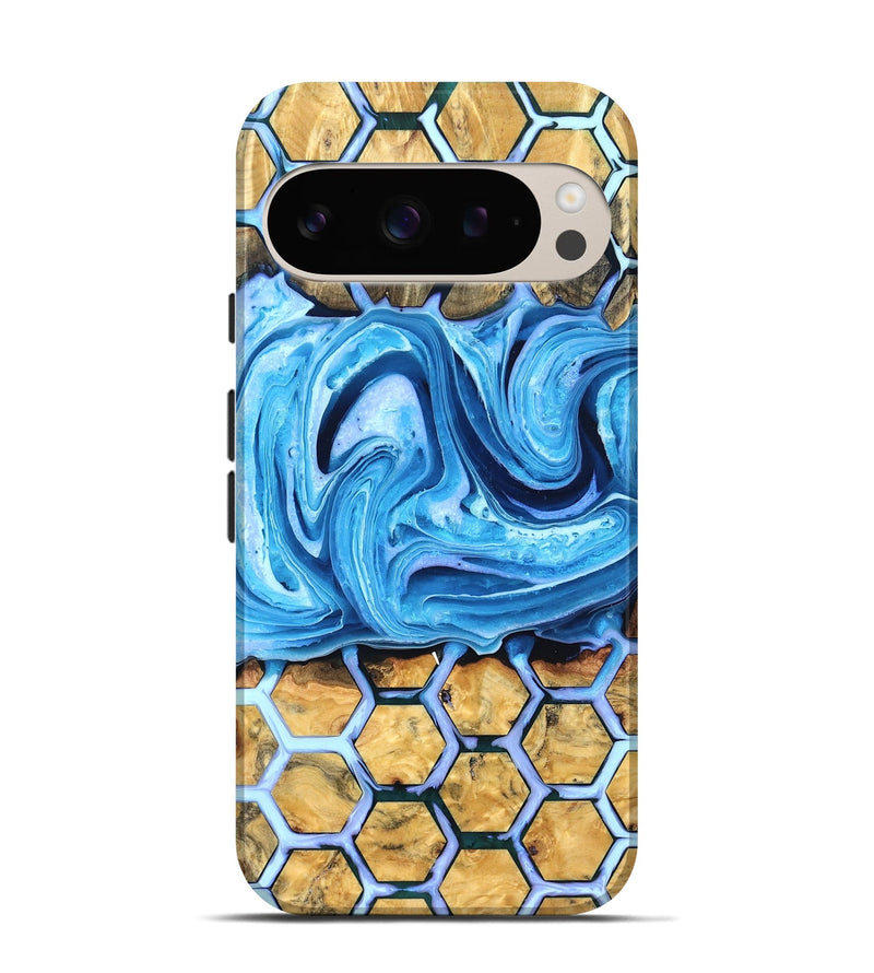 Pixel 9 Pro Wood Live Edge Phone Case - Docia (Pattern, 832688)