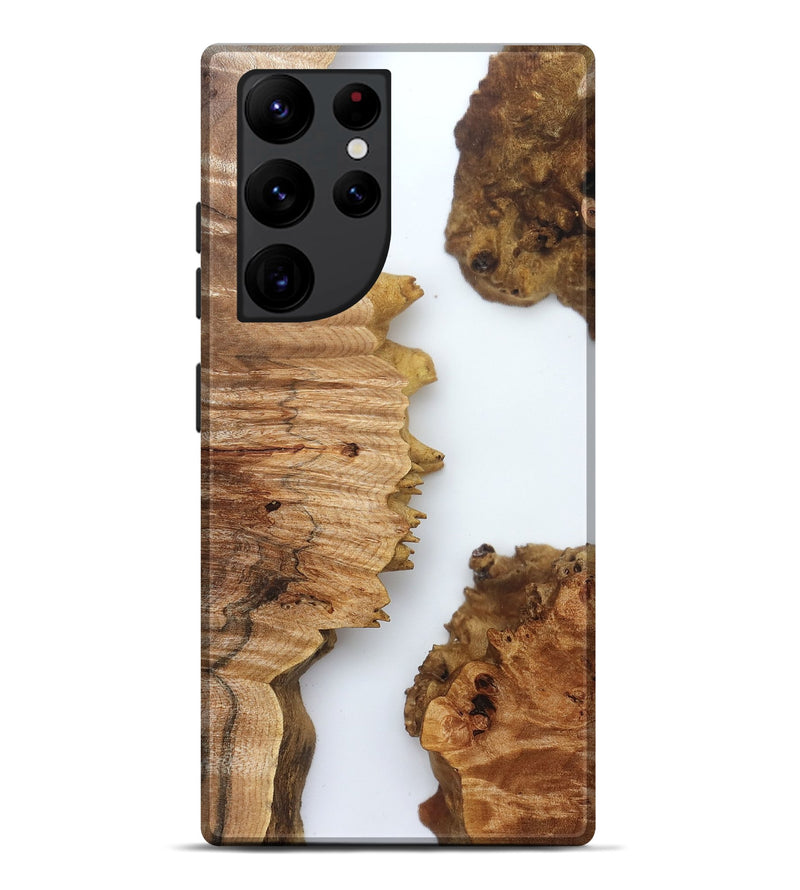 Galaxy S22 Ultra Wood Live Edge Phone Case - Lylah (Clear, 832689)